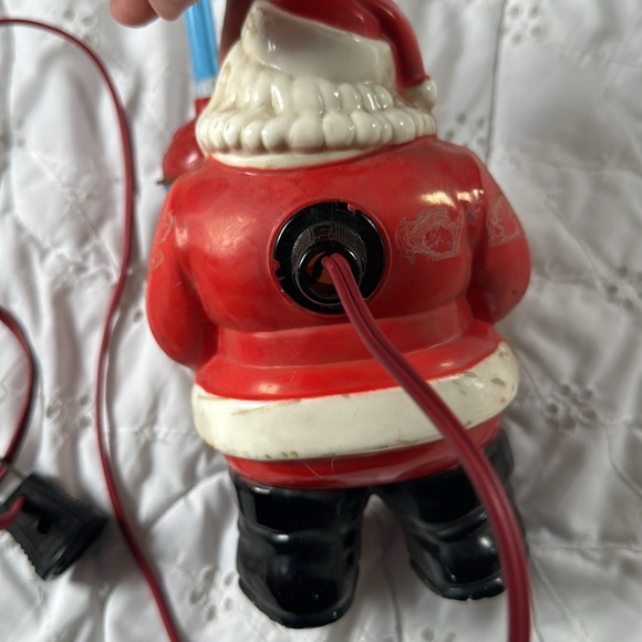 Vintage 1940's Royal Electric Christmas Santa Claus Holding C-7 Bubble Light. - Picture 12 of 16
